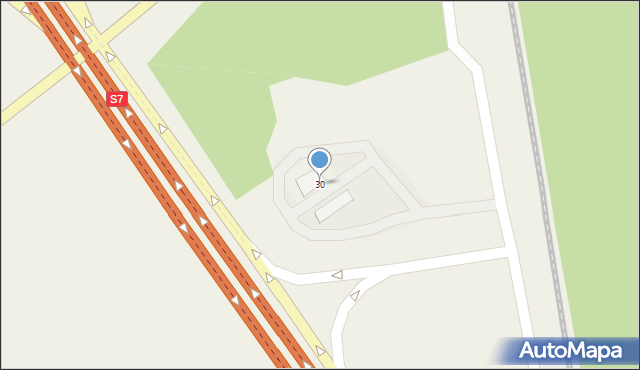 Rzeczna, Rzeczna, 30, mapa Rzeczna