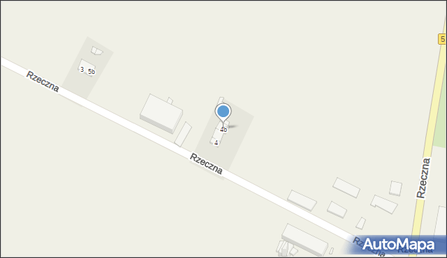 Rzeczna, Rzeczna, 4b, mapa Rzeczna