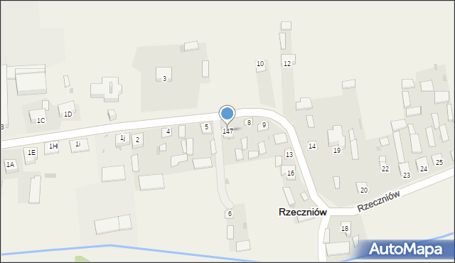 Rzeczniów, Rzeczniów, 147, mapa Rzeczniów