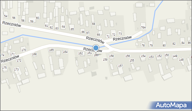 Rzeczniów, Rzeczniów, 160, mapa Rzeczniów