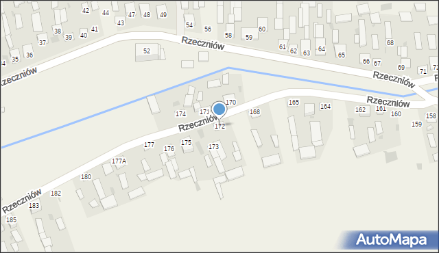 Rzeczniów, Rzeczniów, 172, mapa Rzeczniów