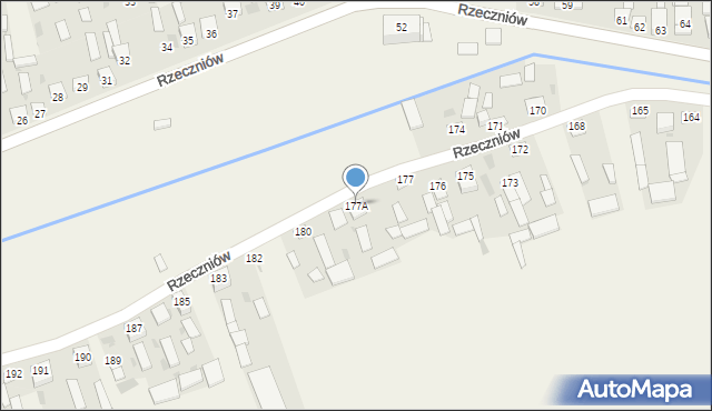 Rzeczniów, Rzeczniów, 177A, mapa Rzeczniów