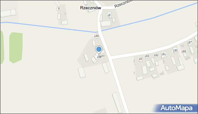 Rzeczniów, Rzeczniów, 198, mapa Rzeczniów