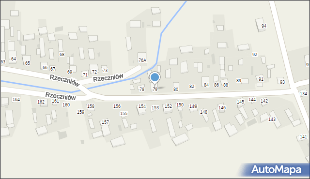 Rzeczniów, Rzeczniów, 79, mapa Rzeczniów