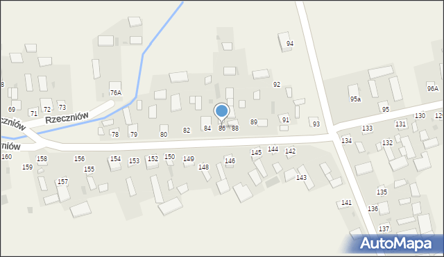 Rzeczniów, Rzeczniów, 86, mapa Rzeczniów