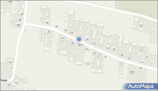 Rzeczniówek, Rzeczniówek, 26, mapa Rzeczniówek