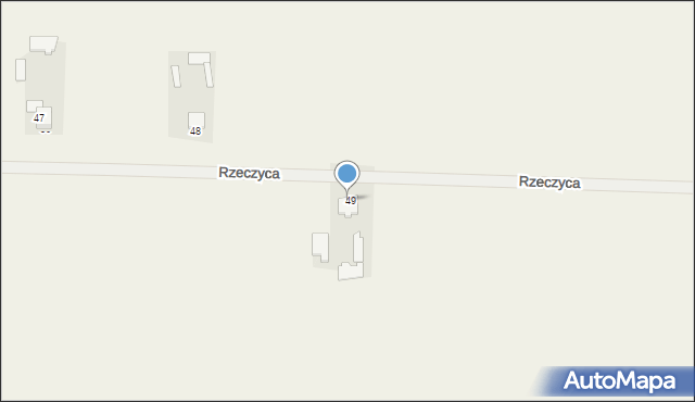 Rzeczyca, Rzeczyca, 48, mapa Rzeczyca