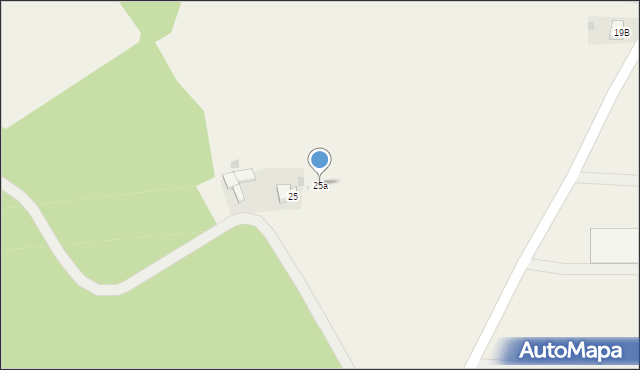 Rzeczyca, Rzeczyca, 25a, mapa Rzeczyca