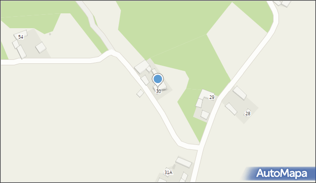 Rzeczyca, Rzeczyca, 30, mapa Rzeczyca