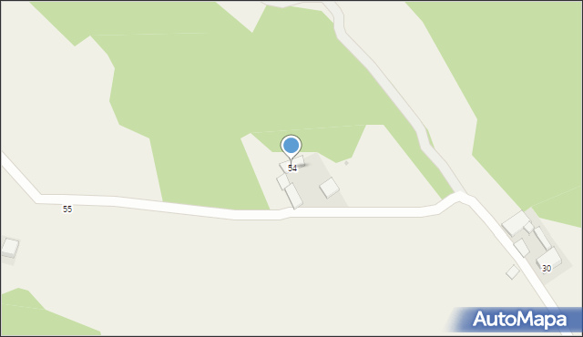 Rzeczyca, Rzeczyca, 54, mapa Rzeczyca