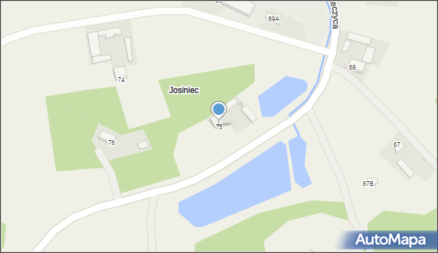 Rzeczyca, Rzeczyca, 75, mapa Rzeczyca