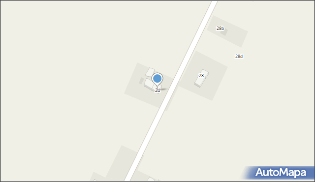 Rzeczyca, Rzeczyca, 24, mapa Rzeczyca