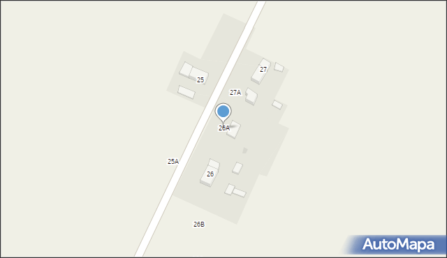 Rzeczyca, Rzeczyca, 26A, mapa Rzeczyca