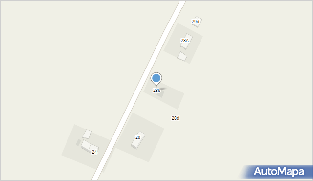 Rzeczyca, Rzeczyca, 28b, mapa Rzeczyca