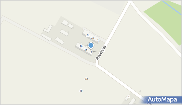 Rzeczyca, Rzeczyca, 3, mapa Rzeczyca