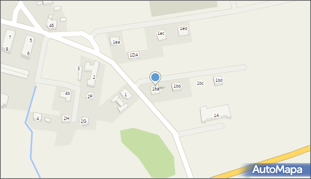 Rzeczyca, Rzeczyca, 1ba, mapa Rzeczyca