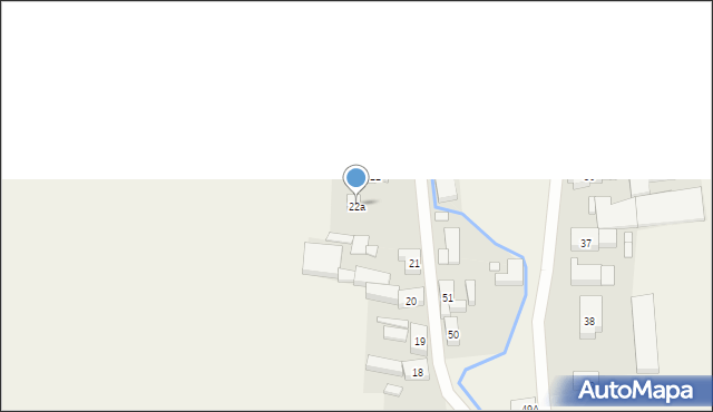 Rzeczyca, Rzeczyca, 22a, mapa Rzeczyca