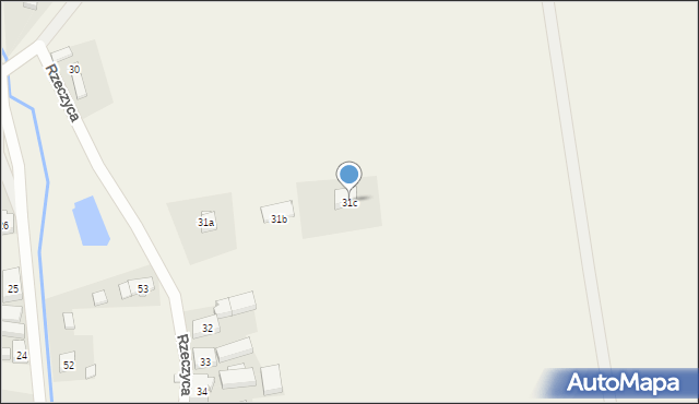 Rzeczyca, Rzeczyca, 31c, mapa Rzeczyca