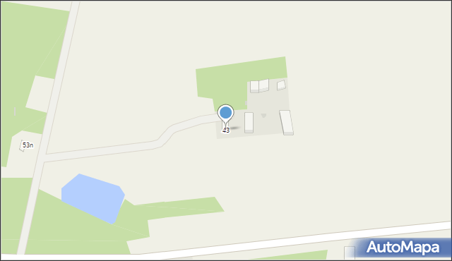 Rzeczyca, Rzeczyca, 43, mapa Rzeczyca