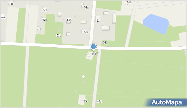 Rzeczyca, Rzeczyca, 53d, mapa Rzeczyca