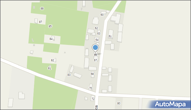 Rzeczyca, Rzeczyca, 66, mapa Rzeczyca