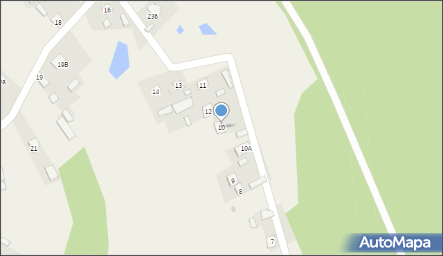 Rzeczyca Długa, Rzeczyca Długa, 10, mapa Rzeczyca Długa