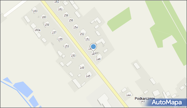 Rzeczyca Długa, Rzeczyca Długa, 147, mapa Rzeczyca Długa