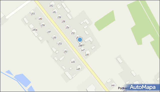 Rzeczyca Długa, Rzeczyca Długa, 148, mapa Rzeczyca Długa