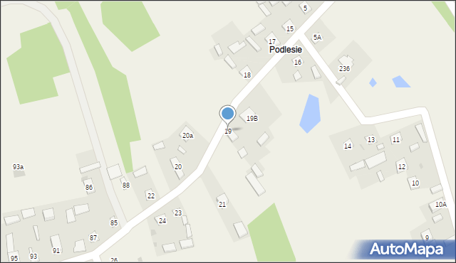 Rzeczyca Długa, Rzeczyca Długa, 19, mapa Rzeczyca Długa