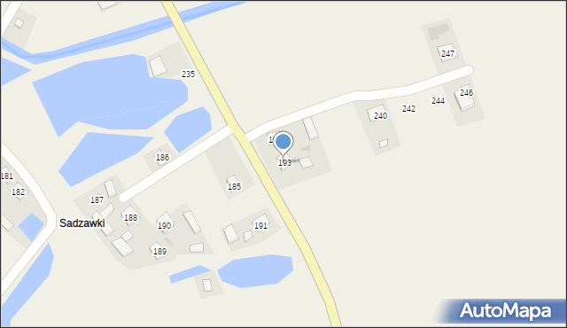 Rzeczyca Długa, Rzeczyca Długa, 193, mapa Rzeczyca Długa