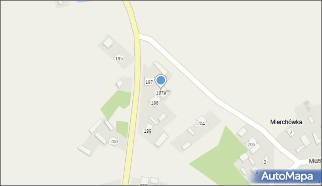 Rzeczyca Długa, Rzeczyca Długa, 197a, mapa Rzeczyca Długa
