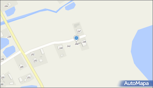 Rzeczyca Długa, Rzeczyca Długa, 244, mapa Rzeczyca Długa