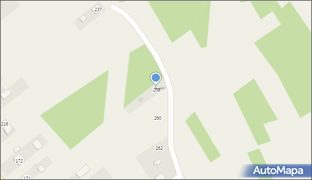 Rzeczyca Długa, Rzeczyca Długa, 258, mapa Rzeczyca Długa
