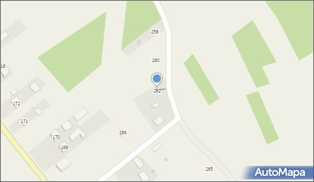 Rzeczyca Długa, Rzeczyca Długa, 262, mapa Rzeczyca Długa