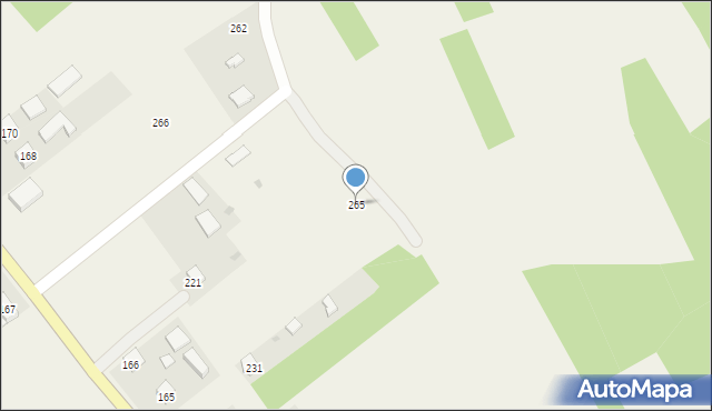 Rzeczyca Długa, Rzeczyca Długa, 265, mapa Rzeczyca Długa