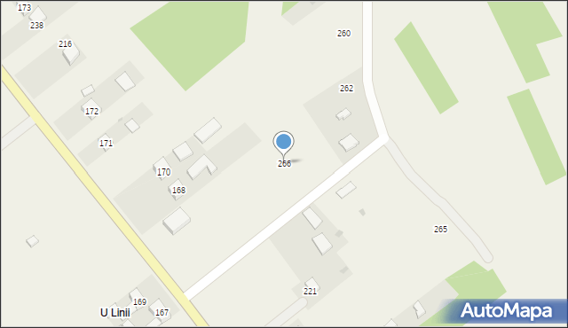 Rzeczyca Długa, Rzeczyca Długa, 266, mapa Rzeczyca Długa