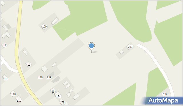 Rzeczyca Długa, Rzeczyca Długa, 268, mapa Rzeczyca Długa