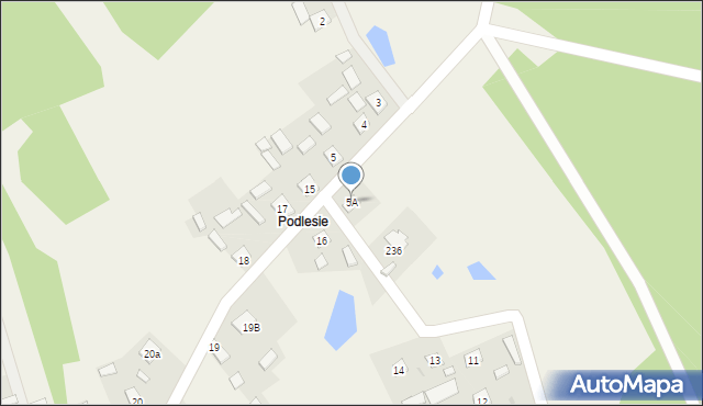 Rzeczyca Długa, Rzeczyca Długa, 5A, mapa Rzeczyca Długa