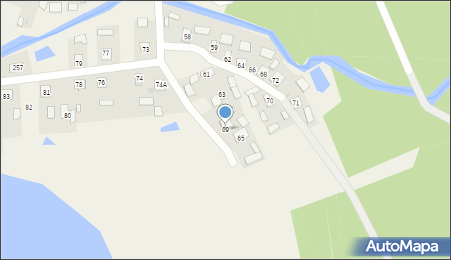 Rzeczyca Długa, Rzeczyca Długa, 69, mapa Rzeczyca Długa