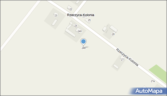 Rzeczyca-Kolonia, Rzeczyca-Kolonia, 24b, mapa Rzeczyca-Kolonia