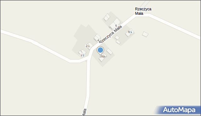 Rzeczyca Mała, Rzeczyca Mała, 3/2, mapa Rzeczyca Mała