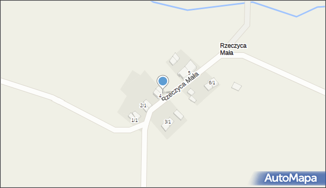 Rzeczyca Mała, Rzeczyca Mała, 4/2, mapa Rzeczyca Mała