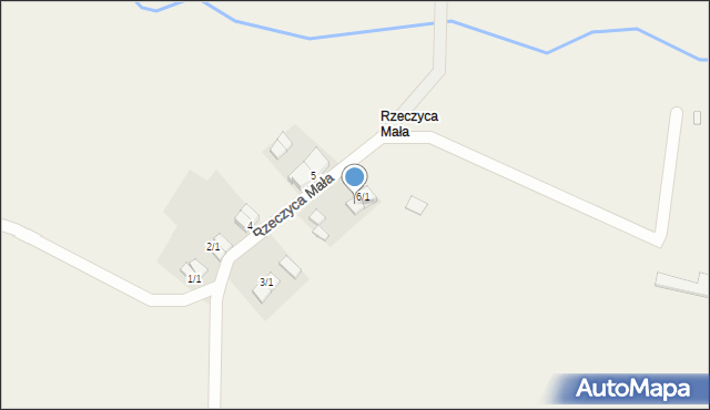 Rzeczyca Mała, Rzeczyca Mała, 6/2, mapa Rzeczyca Mała