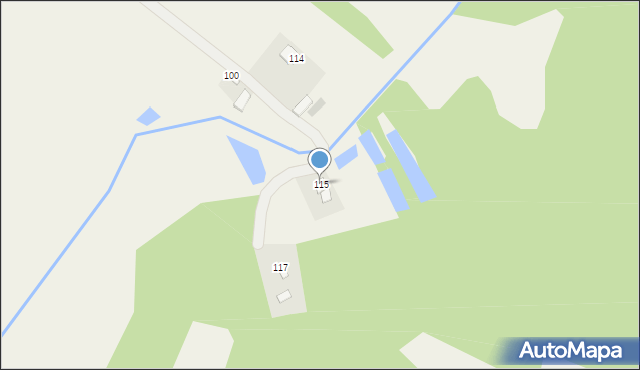 Rzeczyca Mokra, Rzeczyca Mokra, 115, mapa Rzeczyca Mokra