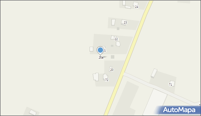 Rzeczyca Mokra, Rzeczyca Mokra, 20a, mapa Rzeczyca Mokra
