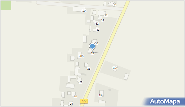 Rzeczyca Mokra, Rzeczyca Mokra, 29, mapa Rzeczyca Mokra
