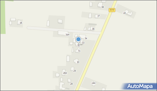 Rzeczyca Mokra, Rzeczyca Mokra, 32, mapa Rzeczyca Mokra