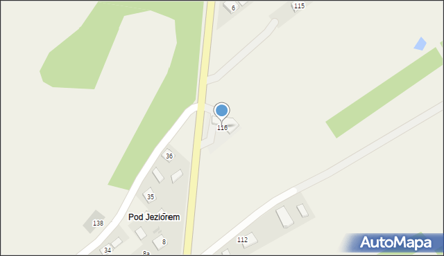 Rzeczyca Okrągła, Rzeczyca Okrągła, 116, mapa Rzeczyca Okrągła