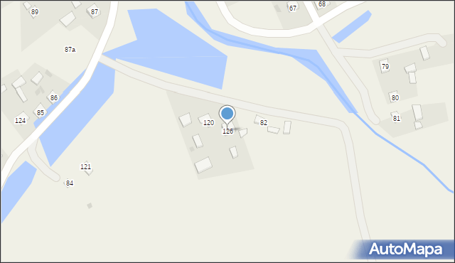 Rzeczyca Okrągła, Rzeczyca Okrągła, 126, mapa Rzeczyca Okrągła