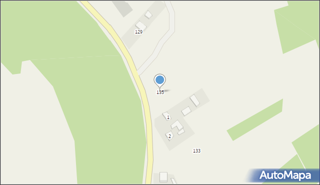 Rzeczyca Okrągła, Rzeczyca Okrągła, 135, mapa Rzeczyca Okrągła